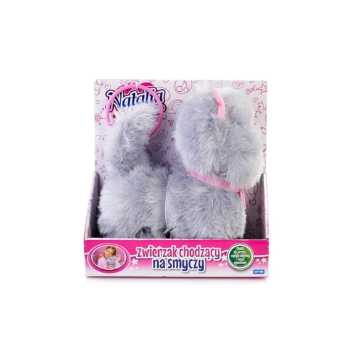 Chodzący Kotek Na Smyczy Szary Natalia 121371