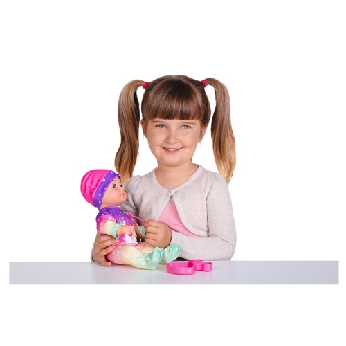 Lalka Natalia Bobas siusiający 30cm z akcesoriami 121876