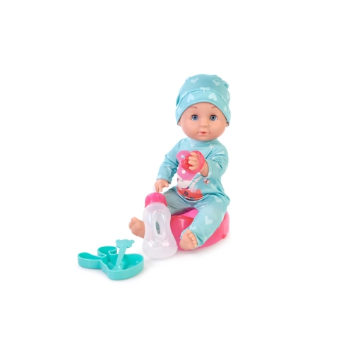 Lalka Natalia Bobas siusiający 30cm z akcesoriami 121869