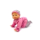 Lalka Natalia Bobas raczkujący 32cm różowy 122200