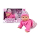 Lalka Natalia Bobas raczkujący 32cm różowy 122200