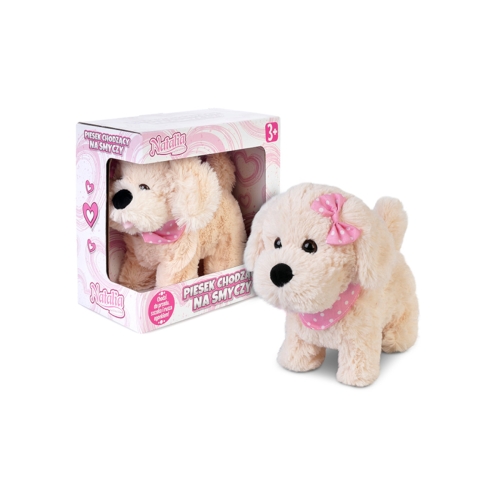 Chodzący Piesek Na Smyczy Beżowy Natalia 122392