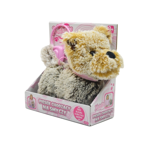 Chodzący Piesek Na Smyczy Brązowy