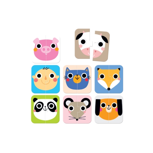 zuCzu Puzzle Układam połówki Buzie 15m+ 1231