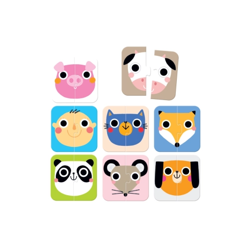 zuCzu Puzzle Układam połówki Buzie 15m+ 1231