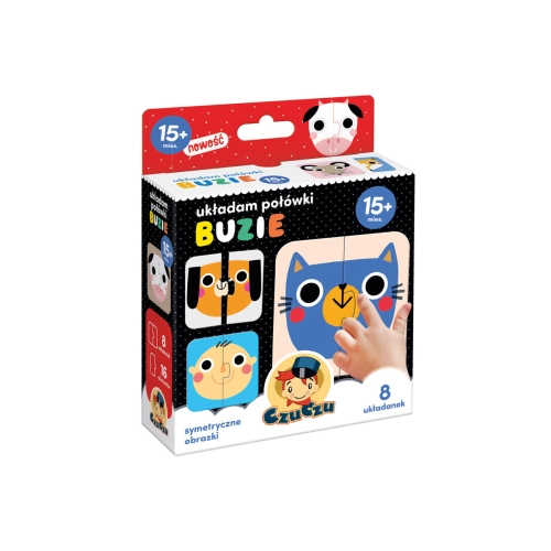 zuCzu Puzzle Układam połówki Buzie 15m+ 1231