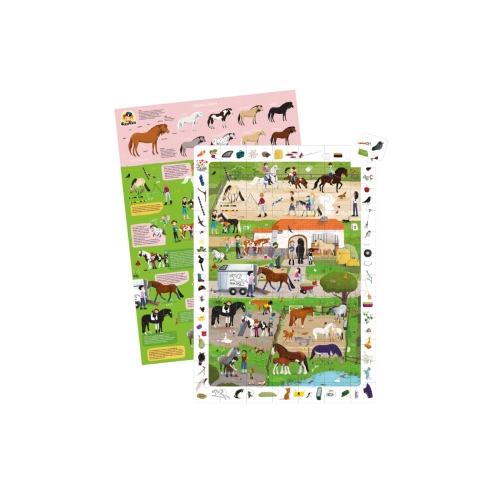 CzuCzu Puzzle Obserwacyjne stadnina koni 1255