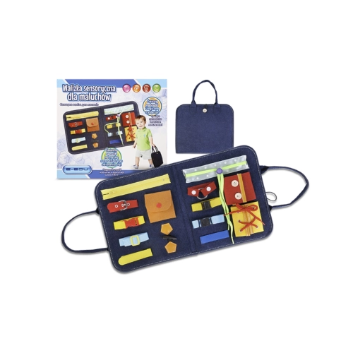 Edukacyjna Walizka Sensoryczna dla malucha E-EDU 128509