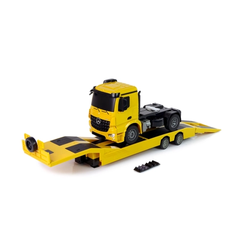 Duża Ciężarówka Laweta R/C Mercedes Arocs Żółta 1:20 12899