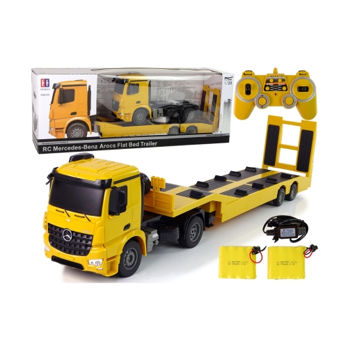 Duża Ciężarówka Laweta R/C Mercedes Arocs Żółta 1:20 12899
