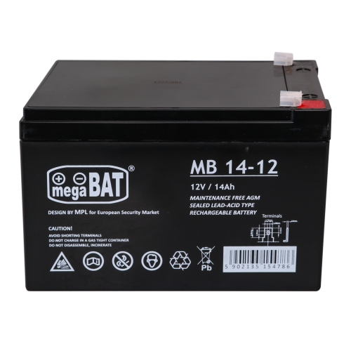 Części pojazdy akumulator 12V 14AH