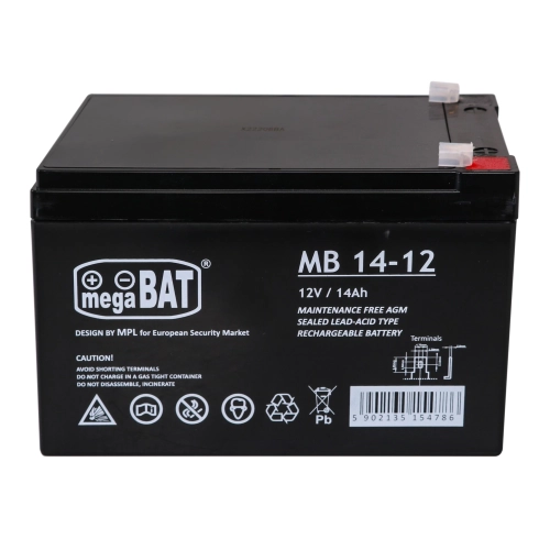 Części pojazdy akumulator 12V 14AH