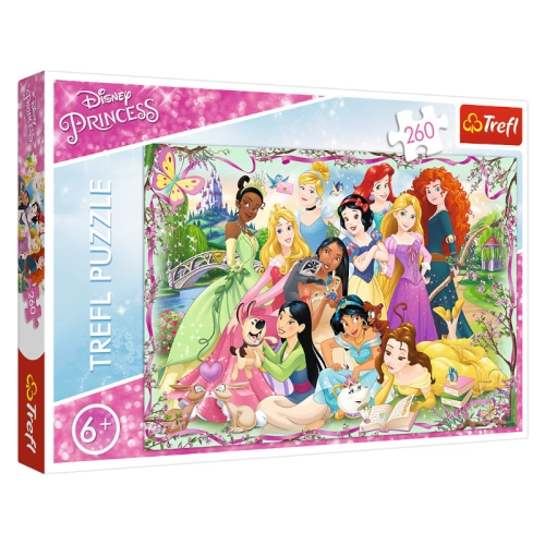 Trefl Puzzle 260el Spotkanie Księżniczek Princess 13242