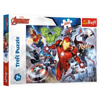 Trefl Puzzle 200el Waleczni Avengersi