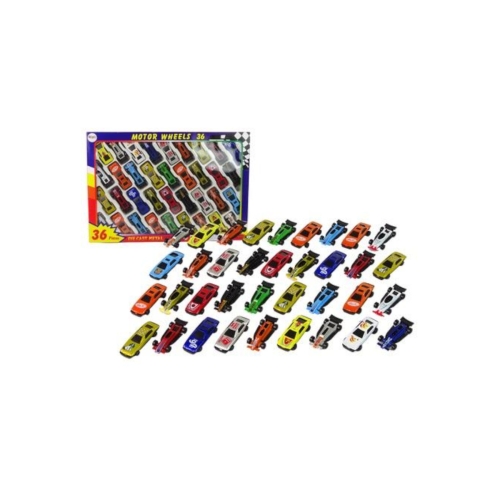 Duży zestaw resoraków autka 36 sztuk 13276