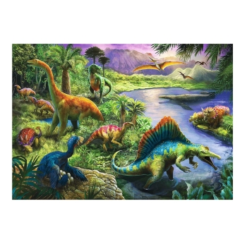 Puzzle 200el Drapieżne dinozaury 13281