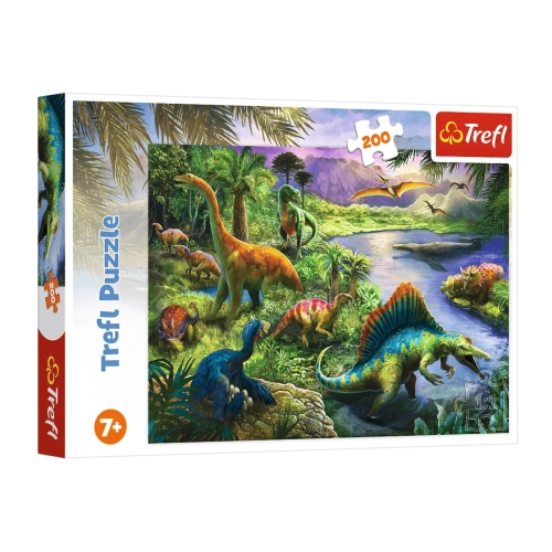 Puzzle 200el Drapieżne dinozaury 13281