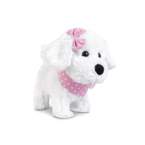 Chodzący Piesek Na Smyczy Biały Natalia 122408