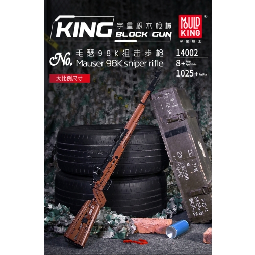 Zestaw Klocków Karabin Mauser 98K 1025el. 14002