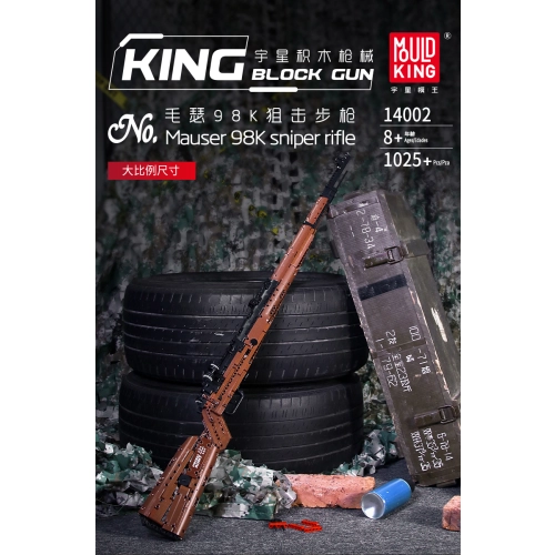 Zestaw Klocków Karabin Mauser 98K 1025el. 14002