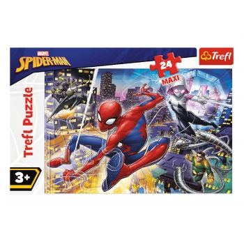 Puzzle 24 Maxi Nieustraszony Spiderman 14289