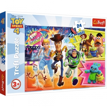 Puzzle 24-maxi W pogoni za Przygodą Toy Story Trefl