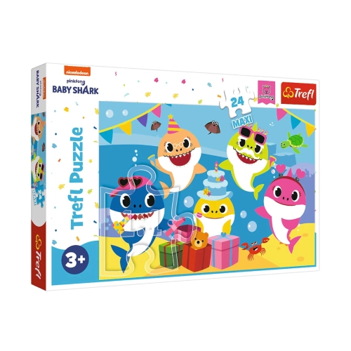 Puzzle 24el Maxi Wesołe Baby Shark 14337