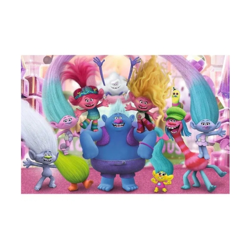 Puzzle 24el Maxi W świecie Trolli Trefl 14359