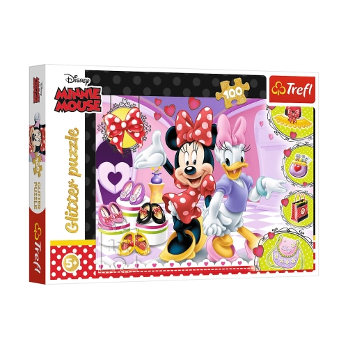 Trefl Puzzle 100el Minnie i błyskotki 14820