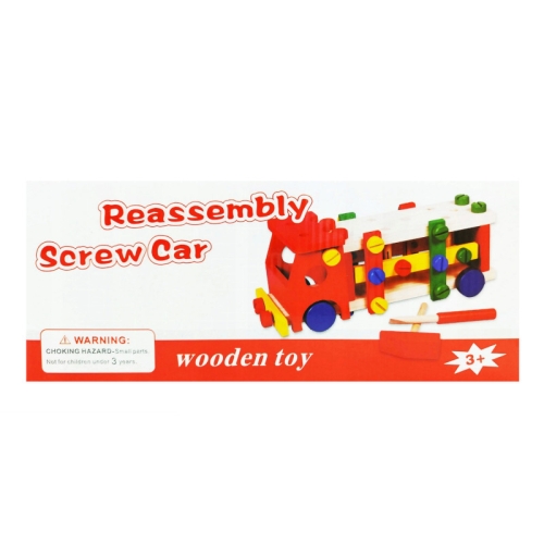 drewniane autko do sręcania