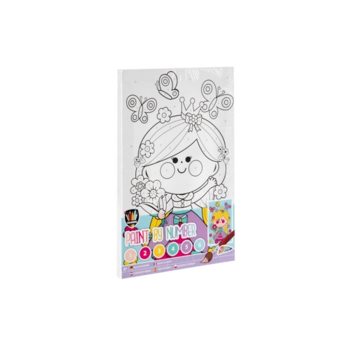 Malowanie Po Numerach Dla Dzieci Księżniczka 150007