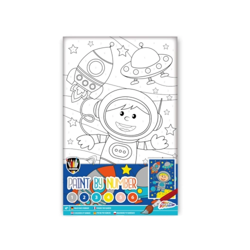 Malowanie Po Numerach Dla Dzieci Kosmos 150065