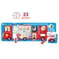 CzuCzu Puzzle z dziurką wóz strażacki 0401
