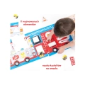 CzuCzu Puzzle z dziurką wóz strażacki 0401