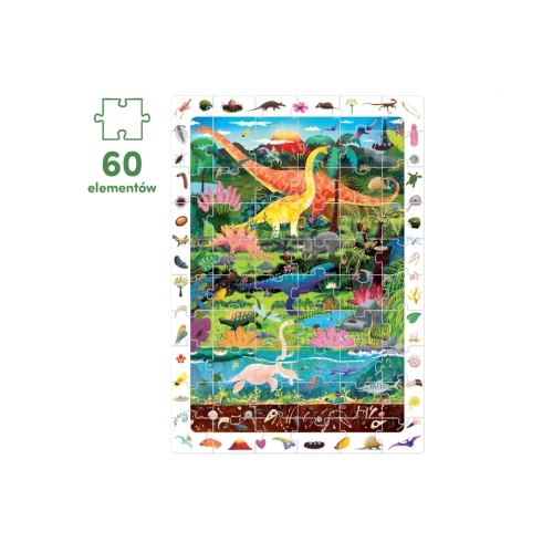 CzuCzu Puzzle obserwacyjne dinozaury 0944