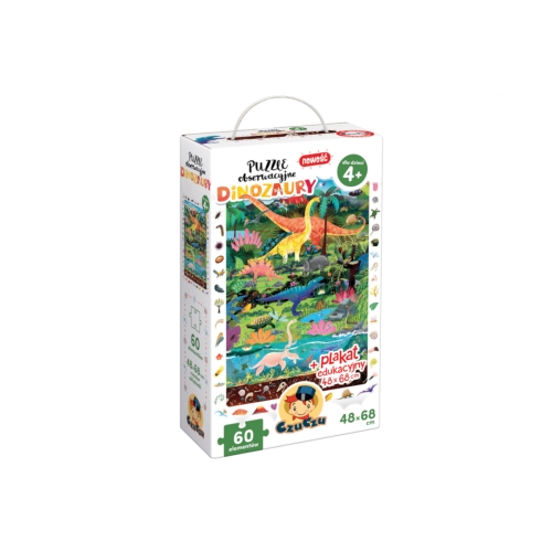 CzuCzu Puzzle obserwacyjne dinozaury 0944