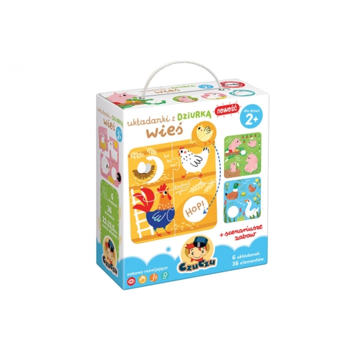 CzuCzu Układanki z dziurką Wieś 2+ 1521