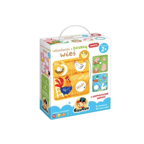CzuCzu Układanki z dziurką Wieś 2+ 1521