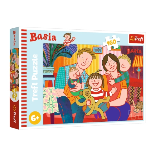 Puzzle 160el Poznaj Basię Trefl 15409