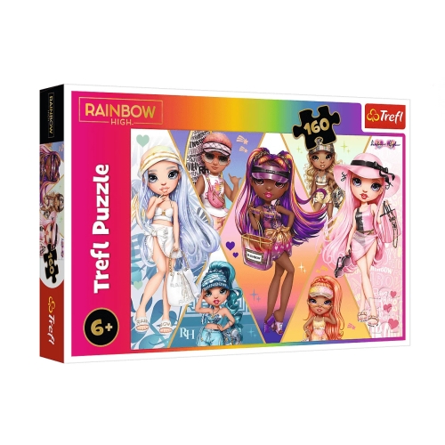 Trefl Puzzle 160el Przyjaźń Rainbow High 15415