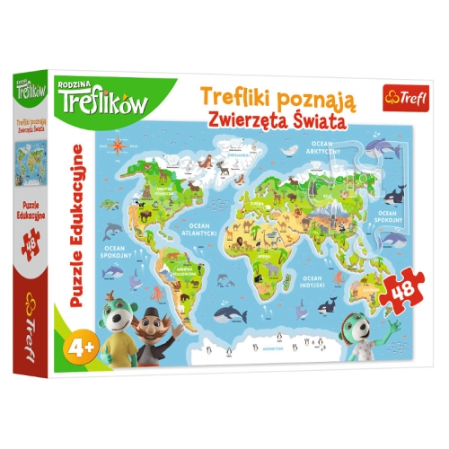 Trefl Puzzle Edukacyjne 48el