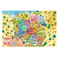 Puzzle Edukacyjne 54el Mapa Polski 15556