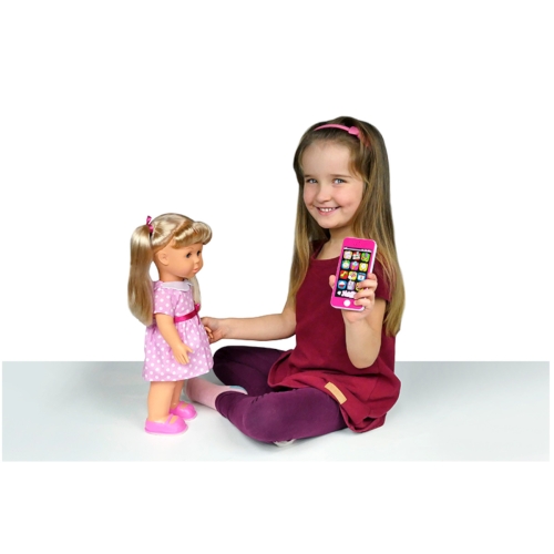 Lalka Natalia Chodząca 41cm ze smartfonem 163326
