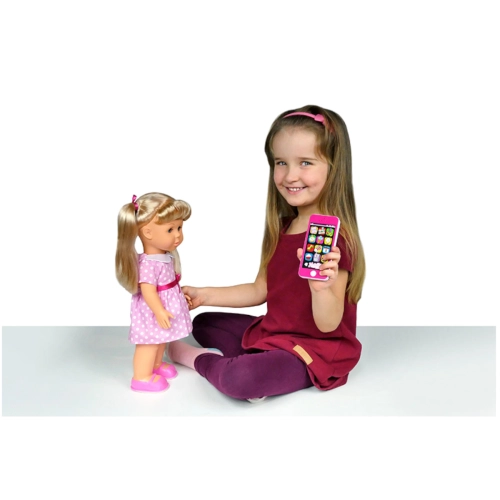 Lalka Natalia Chodząca 41cm ze smartfonem 163326