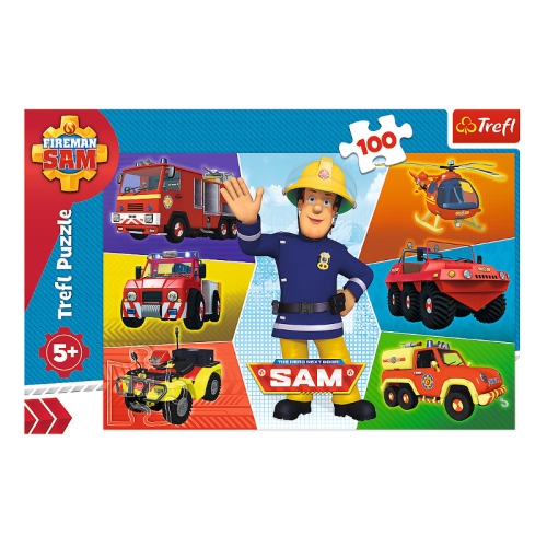 Puzzle 100el Pojazdy Strażaka Sama 16354