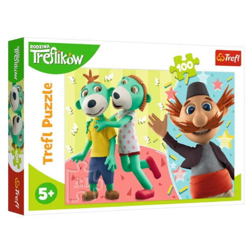Trefl Puzzle 100el Trefliki i Wujcio.