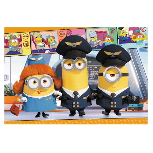 Trefl Puzzle 100el Minionki Na Lotnisku 16390