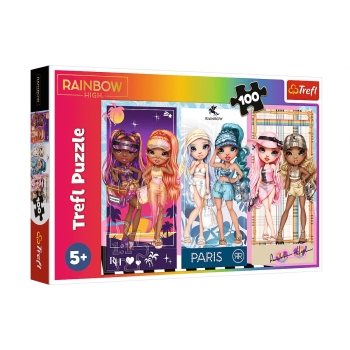 Trefl Puzzle 100el Tęczowe laleczki Rainbow 16444