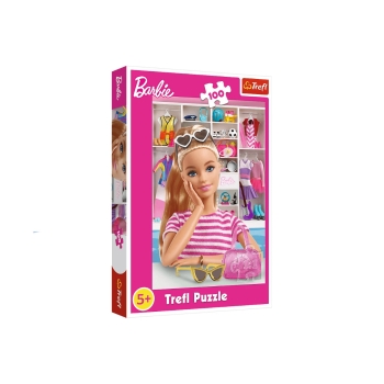 Trefl Puzzle 100el Poznaj Barbie 16458