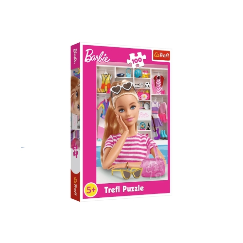 Trefl Puzzle 100el Poznaj Barbie 16458